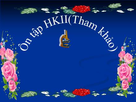Bài giảng Khoa học Lớp 4 - Tuần 35: Ôn tập học kì II - Lê Thị Lam