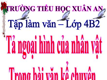 Bài giảng Tiếng Việt Lớp 4 (Tập làm văn) - Tuần 2: Tả ngoại hình của nhân vật trong bài văn kể chuyện - Vũ Thị Quỳnh