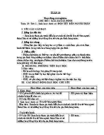 Giáo án các môn Lớp 4 - Tuần 19 - Năm học 2023-2024 - Trương Huyền Trang
